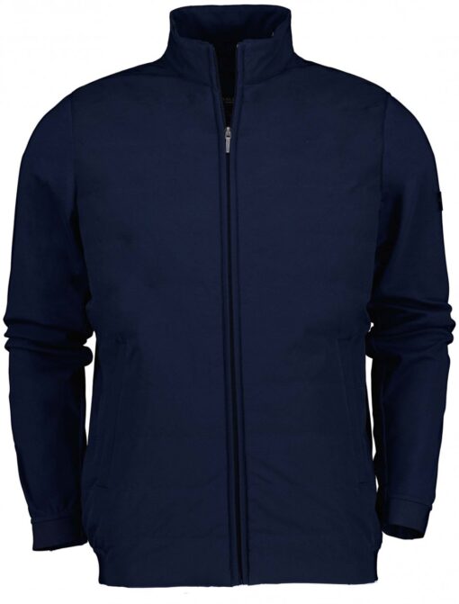 CAVALLARO NAPOLI MATTARELLO ZIP JACKET DONKERBLAUW