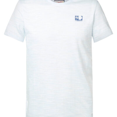 Petrol Industries Gemêleerd T-shirt Skylight