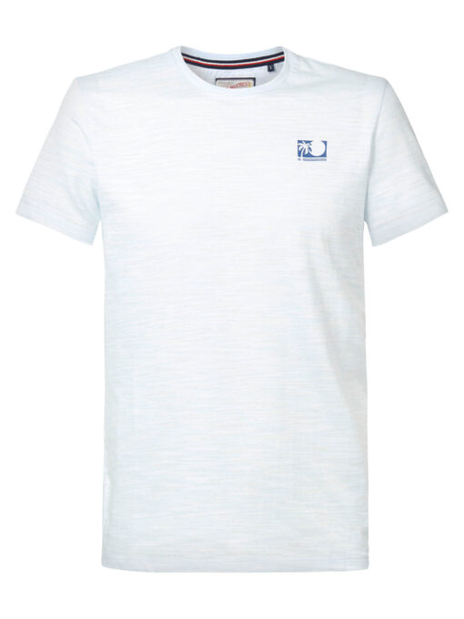 Petrol Industries Gemêleerd T-shirt Skylight