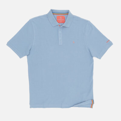 COLOURS & SONS BASIC POLOSHIRT LICHTBLAUW