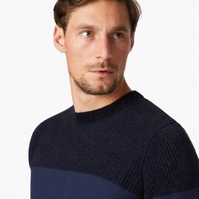 CAVALLARO NAPOLI CHENZIO PULLOVER DONKERBLAUW