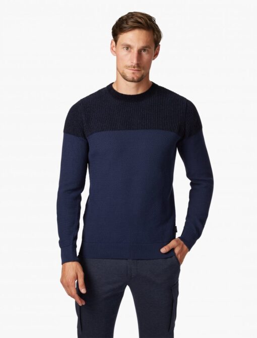 CAVALLARO NAPOLI CHENZIO PULLOVER DONKERBLAUW