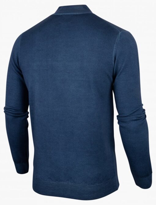 CAVALLARO NAPOLI TURTOLO PULLOVER INDIGO BLAUW