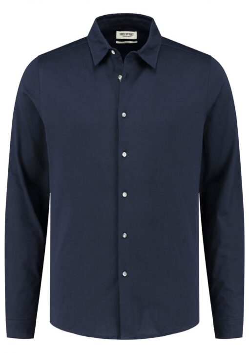 CIRCLE OF TRUST AIDEN SHIRT BLUE GRAPHITE