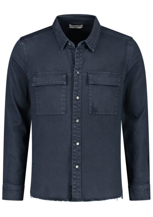 CIRCLE OF TRUST THOM SHIRT BLUE GRAPHITE