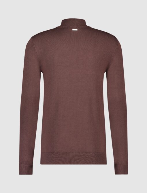 Purewhite Essential Knit Mockneck Brown