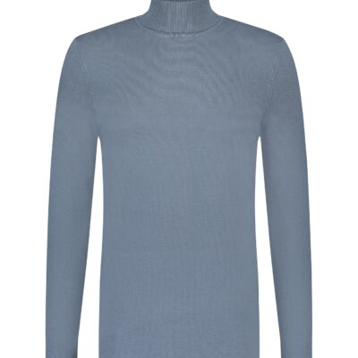 Purewhite Essential Knit Turtleneck Blue