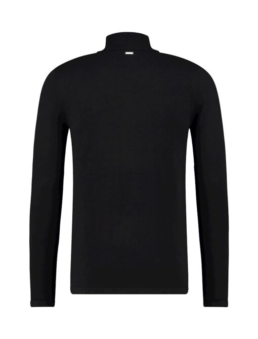 Purewhite Essential Knit Turtleneck Black