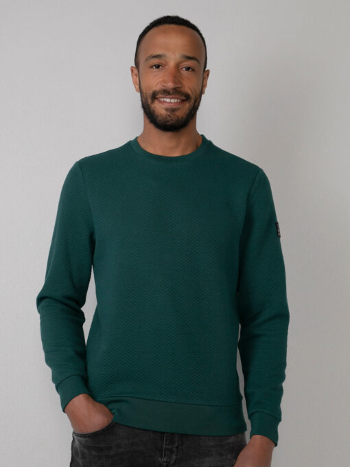 Petrol Industries Klassieke sweater Wild Green