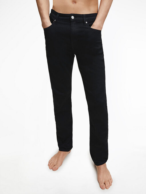 CALVIN KLEIN SLIM TAPERED JEANS BA023 BLACK