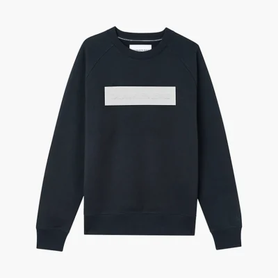 CALVIN KLEIN SWEATSHIRT MET LOGO IN RELIËF CK BLACK