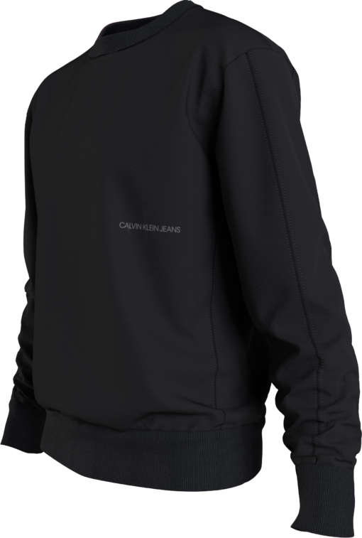 CALVIN KLEIN SWEATSHIRT MET LOGO VAN BIOLOGISCH KATOEN CK BLACK