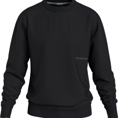 CALVIN KLEIN SWEATSHIRT MET LOGO VAN BIOLOGISCH KATOEN CK BLACK