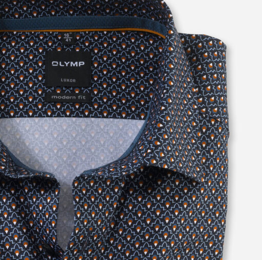 OLYMP Luxor Modern Fit, Zakelijke Overhemd, Button-Under, Caramel