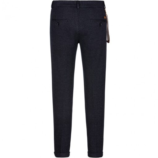 CLUB OF GENTS CLOW PANTALON MET KLEIN DESSIN DONKERBLAUW