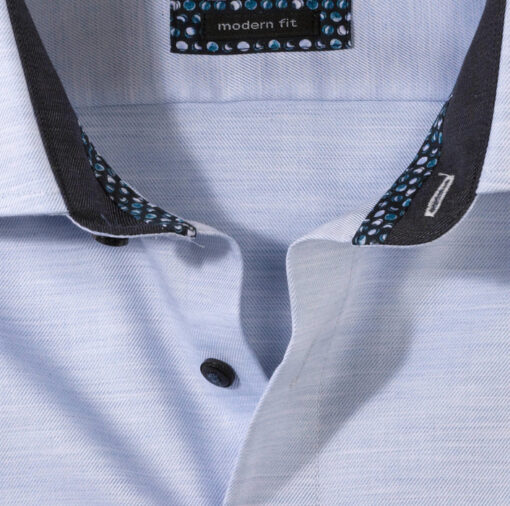 OLYMP Luxor Modern Fit, Zakelijke Overhemd, Global Kent, Bleu