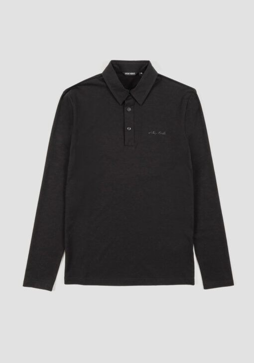 Antony Morato Polo Lange Mouw Black