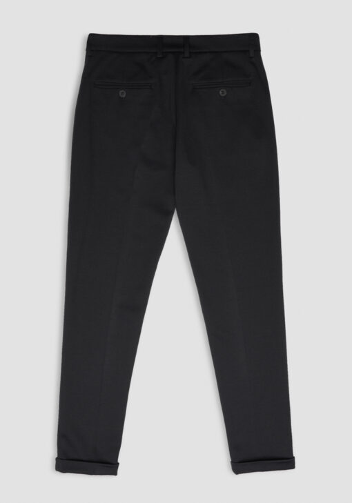 ANTONY MORATO "ASHE" SUPER SKINNY FIT BROEK IN ZACHT AANVOELENDE STRETCHSTOF BLACK