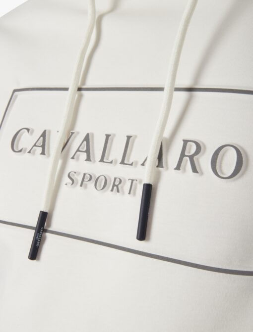 CAVALLARO SPORT HOODIE OFF WHITE