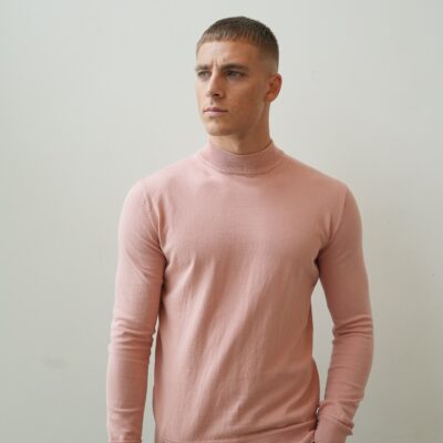 Kultivate Jumper Mock Rose Tan