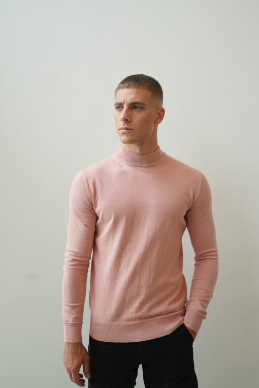 Kultivate Jumper Mock Rose Tan