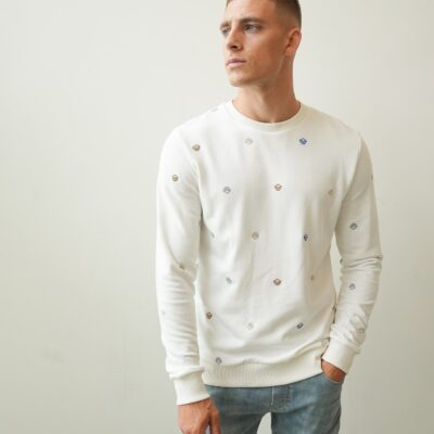 Kultivate Sweater Manu Ecru