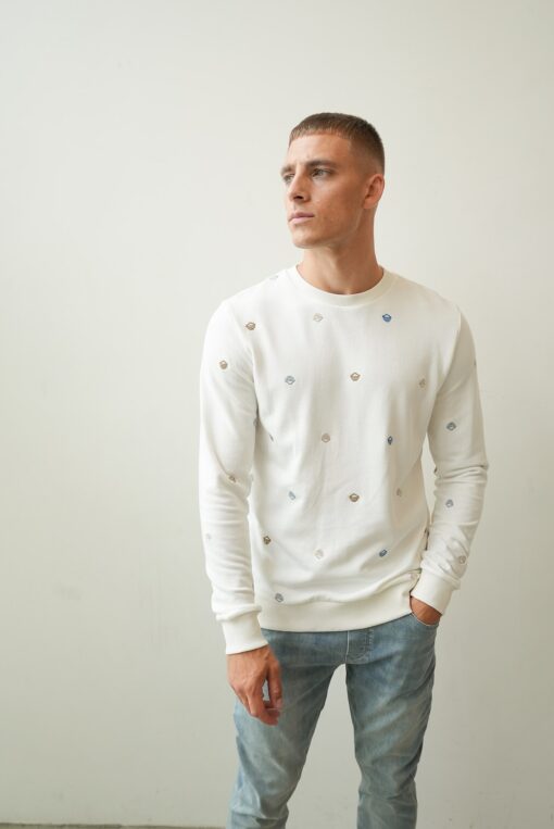 Kultivate Sweater Manu Ecru