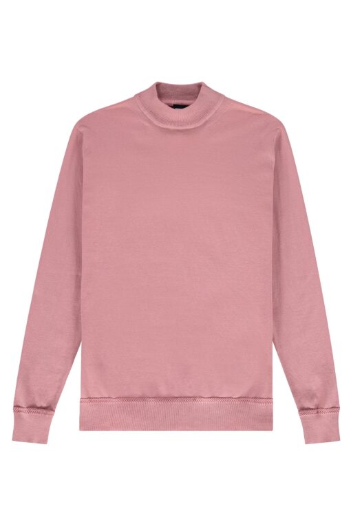 Kultivate Jumper Mock Rose Tan