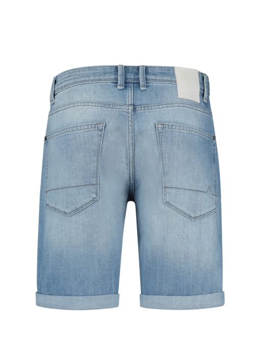 Purewhite The Steve 885 Skinny Denim Shorts Light Blue Denim