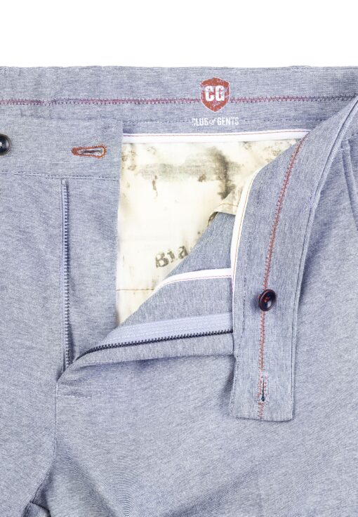 CLUB OF GENTS JERSEY PANTALON CG CLOW MET ELASTISCHE TAILLEBAND BLAUW