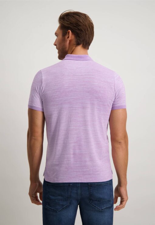 State of Art Jersey polo met korte mouw violet/donker lavendel