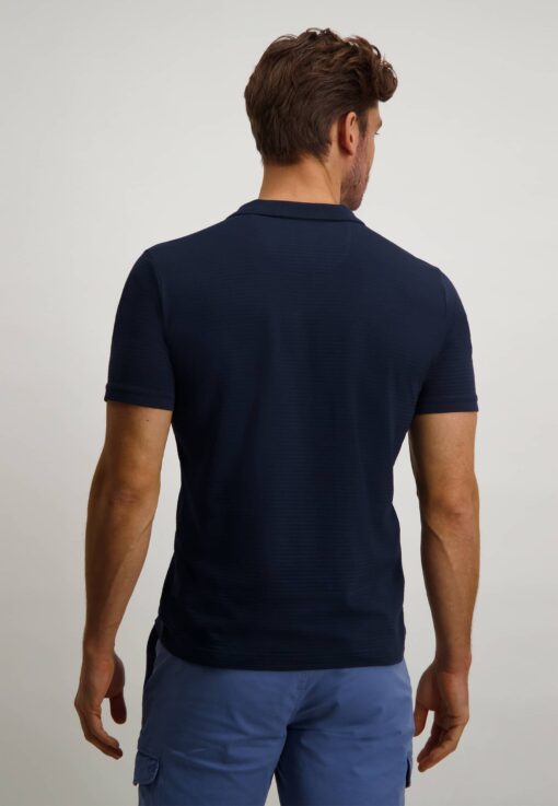 State of Art Piqué polo met regular fit marine uni