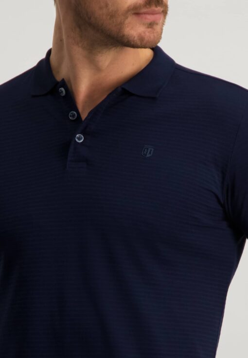 State of Art Piqué polo met regular fit marine uni