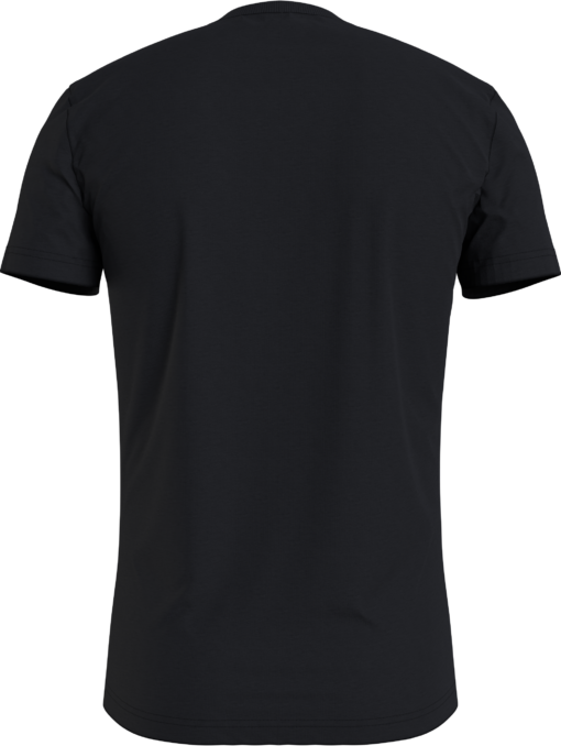 Calvin Klein Slim T-shirt Met Logo Van Biologisch Katoen CK Black