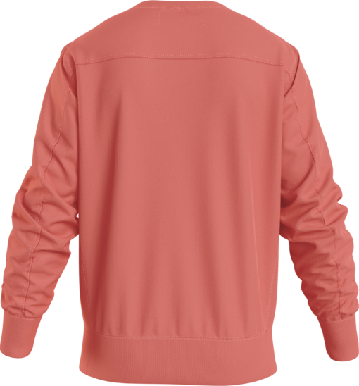 Calvin Klein Monogram Sweatshirt Met Embleem Rhubarb Red