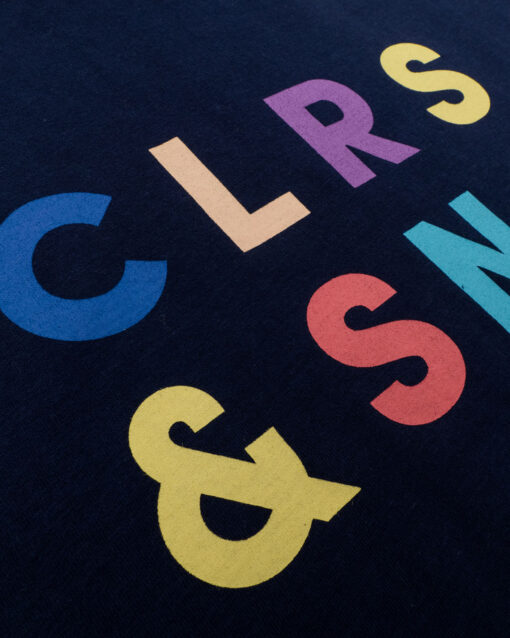 Colours & Sons T-Shirt Logo Print Dark Blue