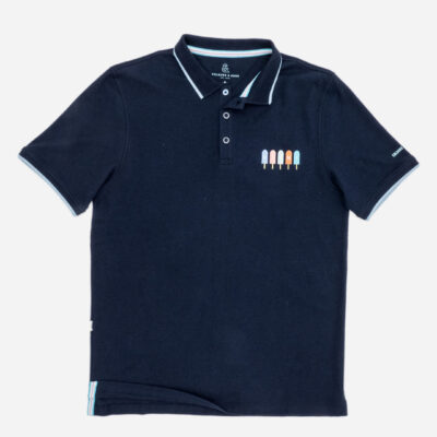 Colours & Sons Polo T-Shirt Embroidery Dark Blue