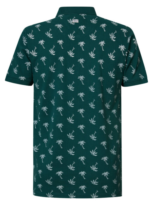 Petrol Industries Palmtree polo Emerald Green