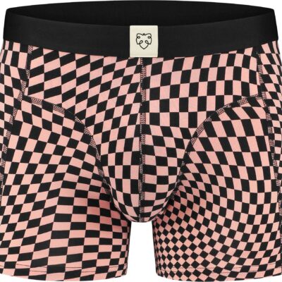 A-Dam Boxer Brief CHARLIE CHECKER Tickled Pink