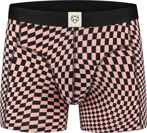 A-Dam Boxer Brief CHARLIE CHECKER Tickled Pink