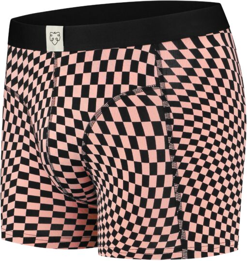 A-Dam Boxer Brief CHARLIE CHECKER Tickled Pink