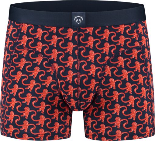 A-Dam Boxer Brief MONKEY FRIEND Beacon Blue