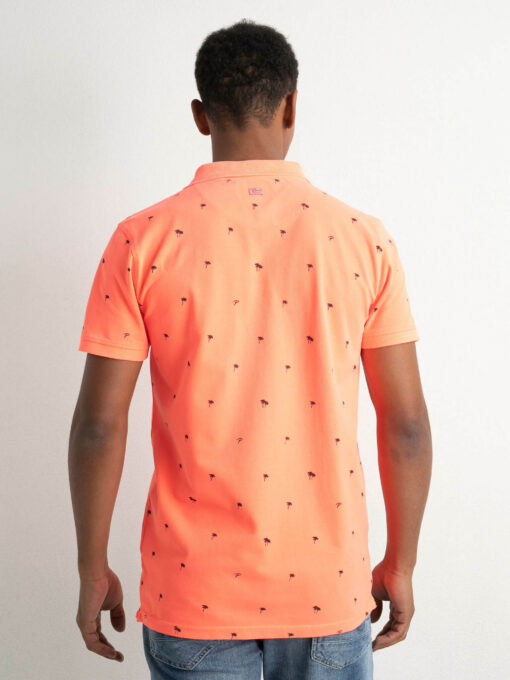 Petrol Industries Palmtree polo Fiery Coral