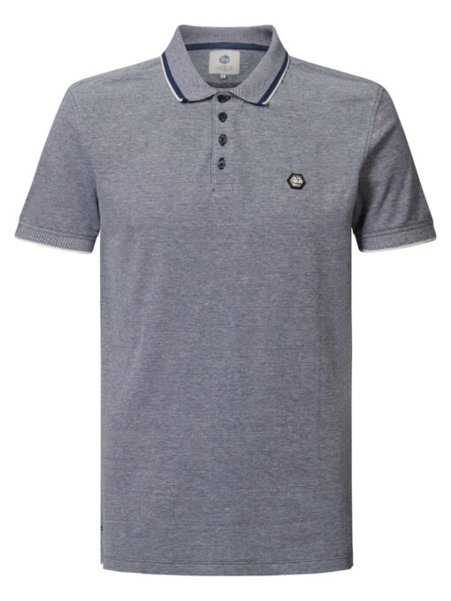 Petrol Industries Sportieve polo Petrol Blue