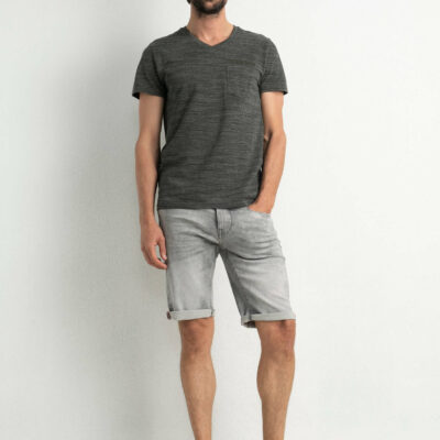 Petrol Industries Jackson denim short Dusty silver