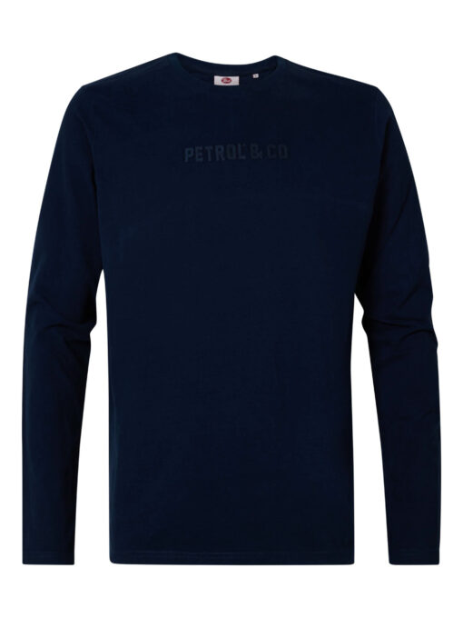 Petrol Industries Comfortabel T-shirt Midnight Navy