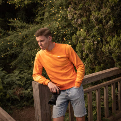 SEAS'SONS SWEATER ORANGE YELLOW