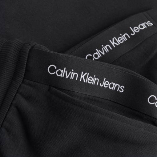 Calvin Klein Joggingbroek Met Logo Tape CK Black 