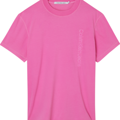 Calvin Klein Relaxed T-Shirt Met Logo Neon Pink 