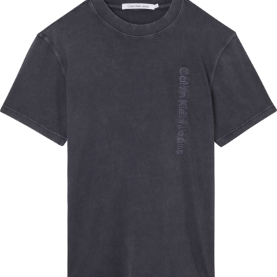 Calvin Klein Relaxed T-Shirt Met Logo Washed Black